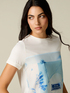 T-shirt bimati&egrave;re avec imprim&eacute; image number 2