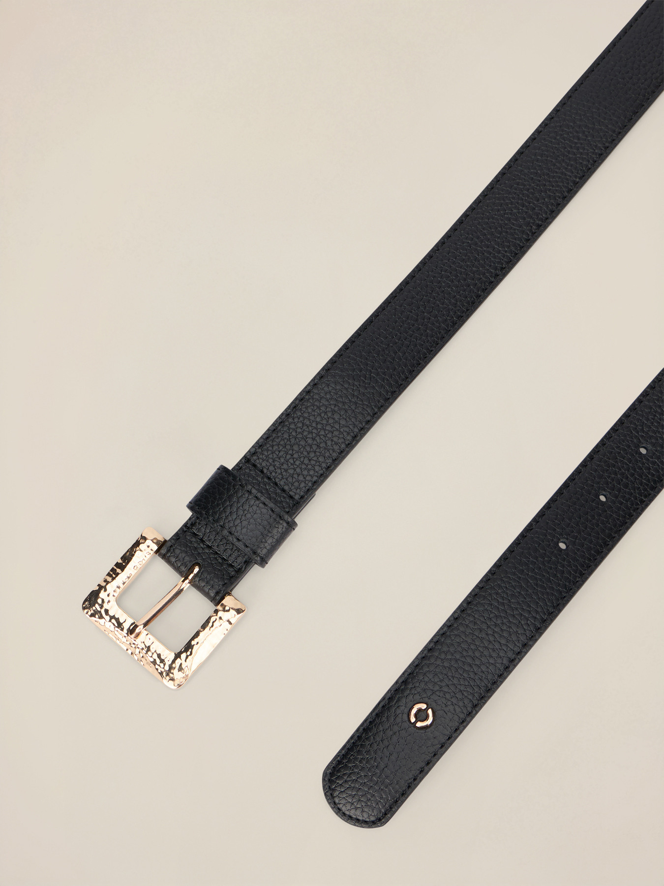 Ceinture avec boucle dor&eacute;e image number 2