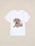 T-shirt avec impression et applications image number 3