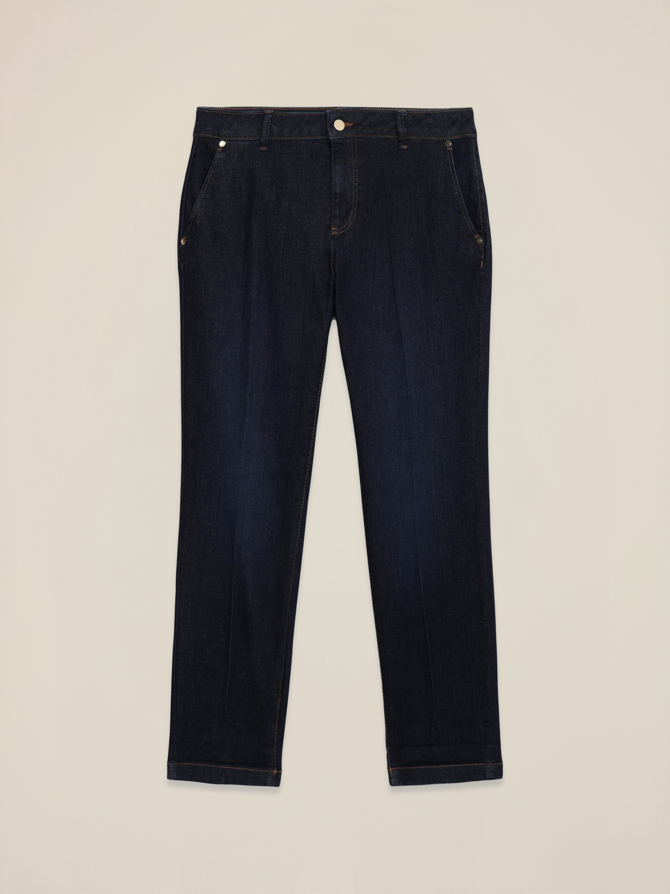 Pantalones chinos azul rinse image number 4