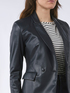Giacca blazer effetto pelle image number 2