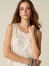 Top en tulle avec broderie bijou image number 2