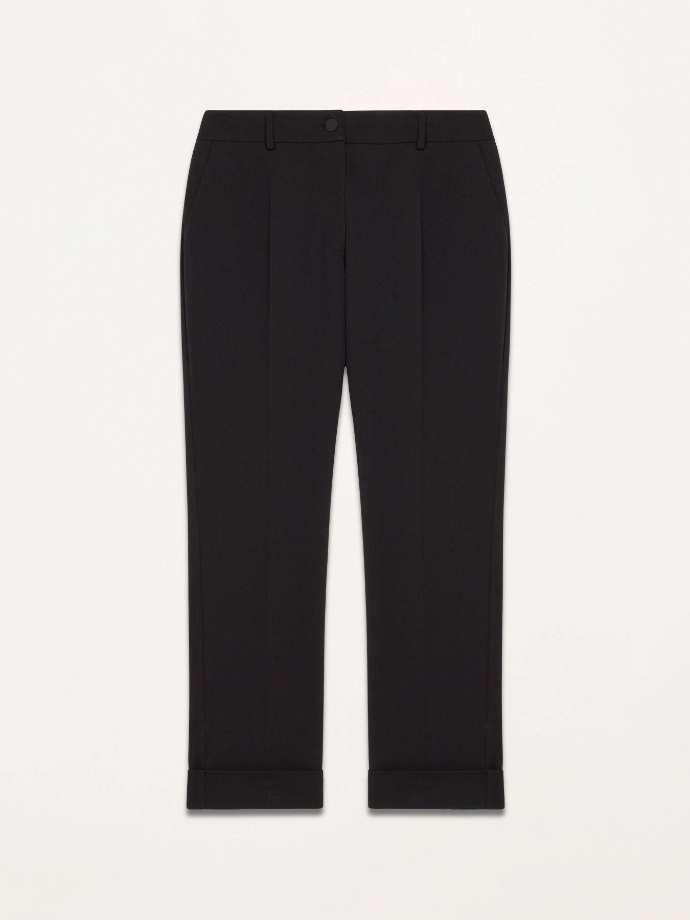 Pantaloni din material scuba crep image number 4