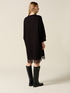 Dress in scuba fabric and lace image number 1