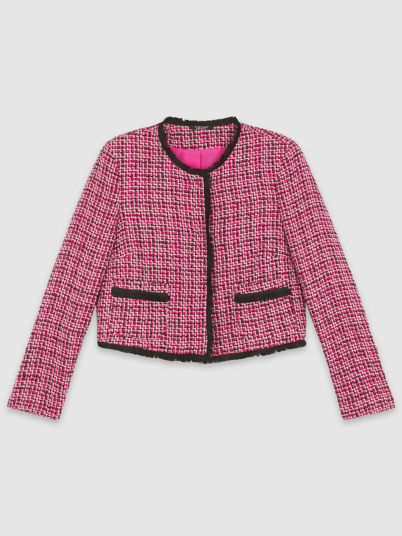 Giacca corta in tweed image number 3