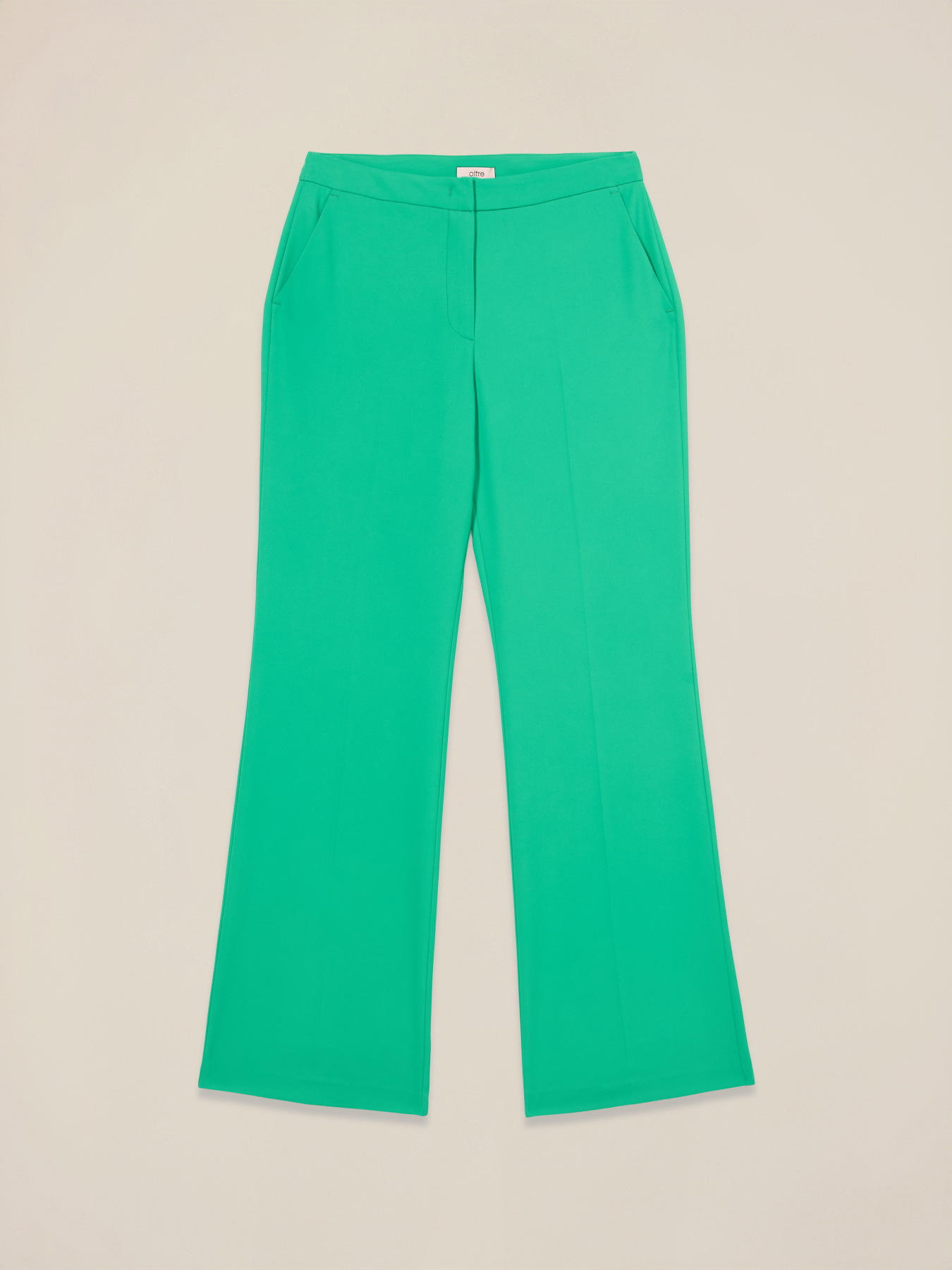 Pantaloni wide leg in tessuto fluido image number 4