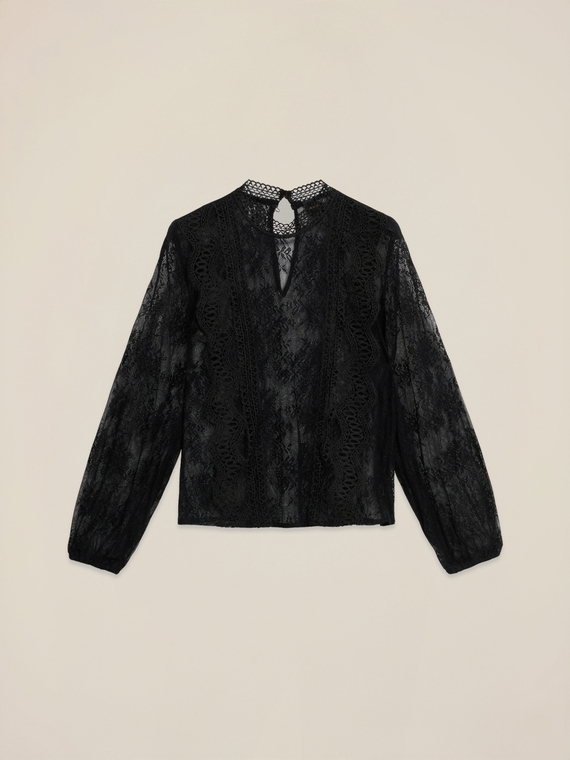 Blusa de encaje