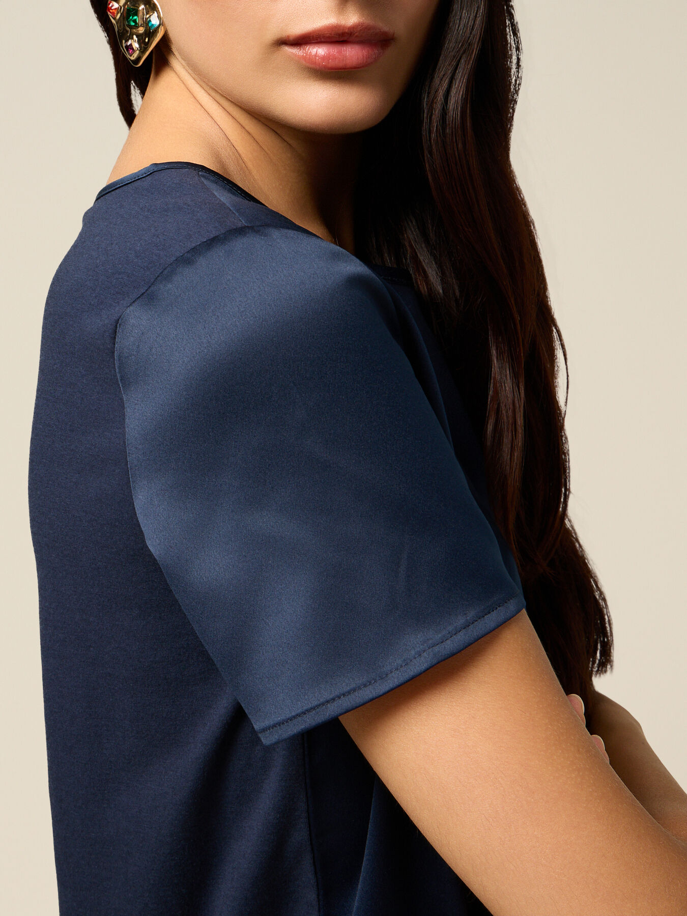 Tricou din două materiale image number 2