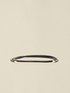 Tubular genuine leather belt image number 0