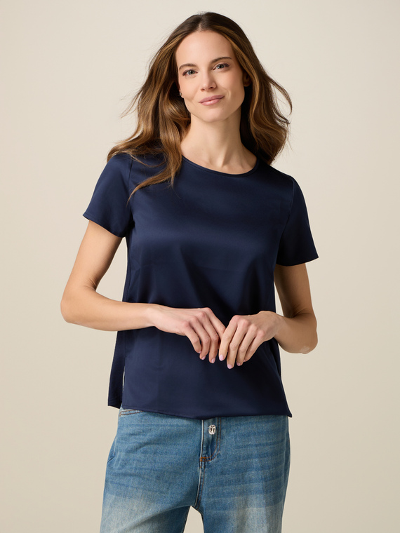 Tricou din două materiale