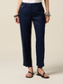 Pantalones chinos de lino con dobladillo image number 3