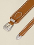 Western belt in genuine leather image number 1