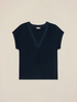 V-neck blouse in viscose image number 3