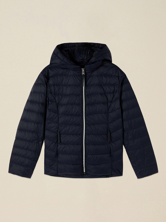 Piumino lightweight in vera piuma