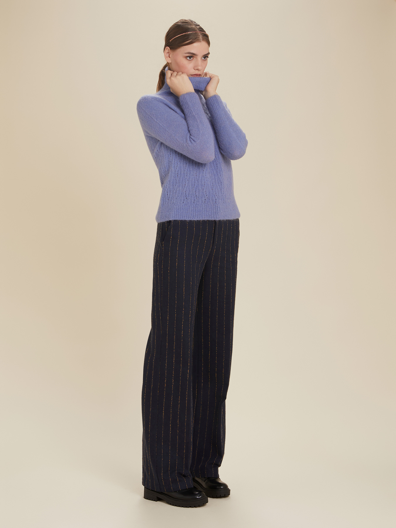 Mohair blend turtleneck pullover image number 0