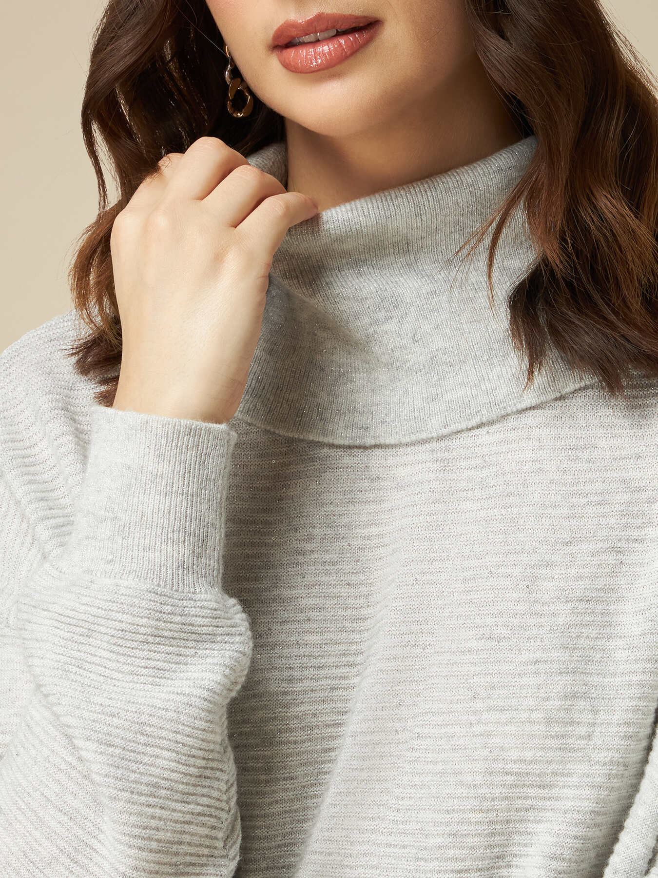 Dolcevita over ottoman misto lana image number 2