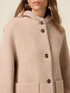 Palton scurt din material tricotat image number 2
