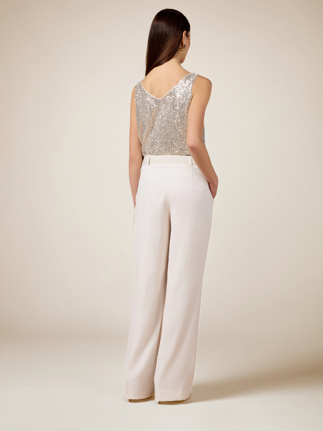 Flie&szlig;ende Hose mit G&uuml;rtel image number 2