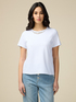 T-shirt with jewel embroidery image number 0