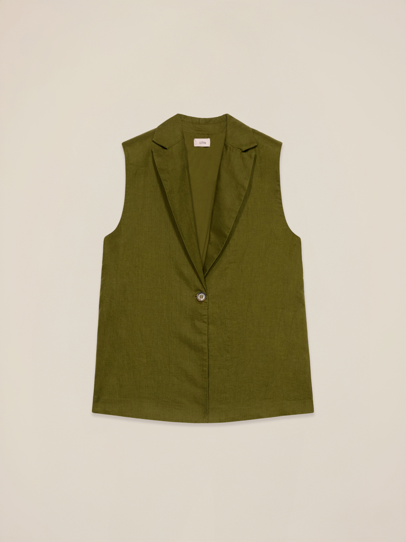 Pure linen waistcoat image number 4