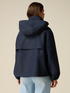 Parka veste en m&eacute;lange de coton avec capuche image number 1