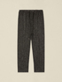 Mixed viscose fabric joggers image number 4