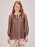 Silk-blend blouse image number 0