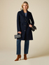 Coat in wool blend cloth image number 3