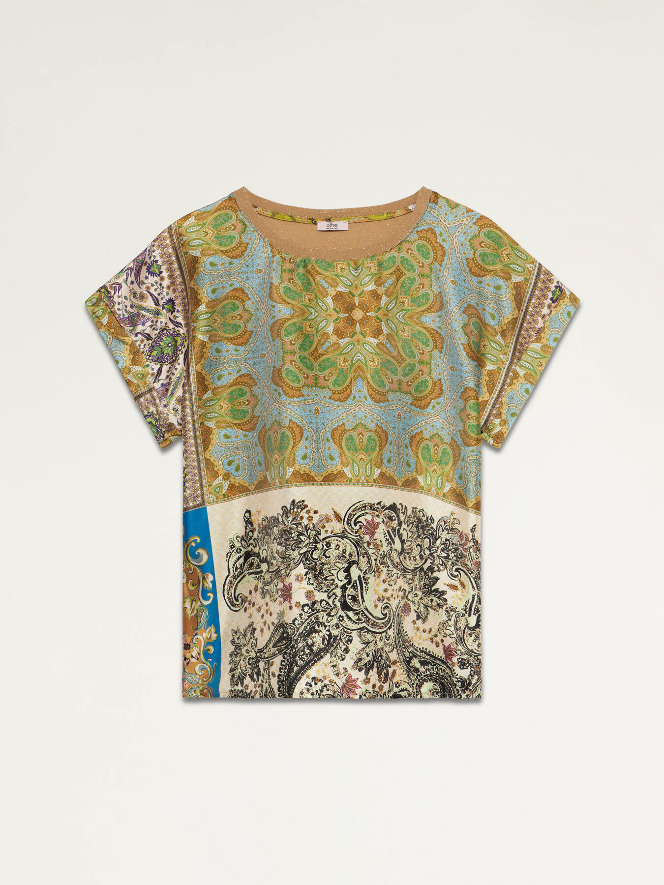 T-shirt &agrave; motifs bi-mati&egrave;re image number 4