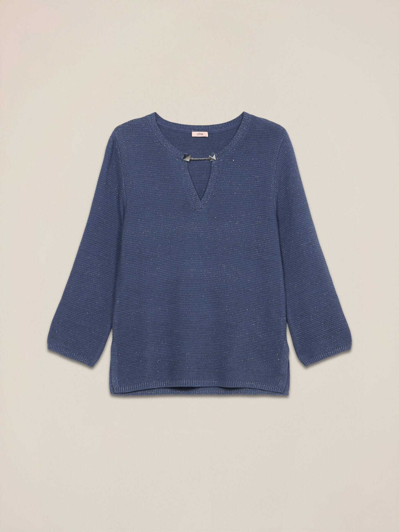 Maglia ottoman con dettaglio gioiello image number 3