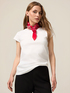 T-shirt with bandana and pin image number 0