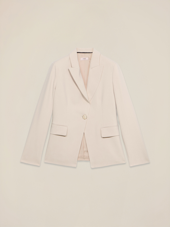 Viscose blend blazer