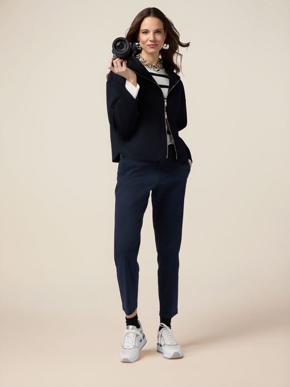 Pantaloni chino misto tencel