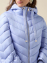 Down jacket with hood and cuffs image number 2