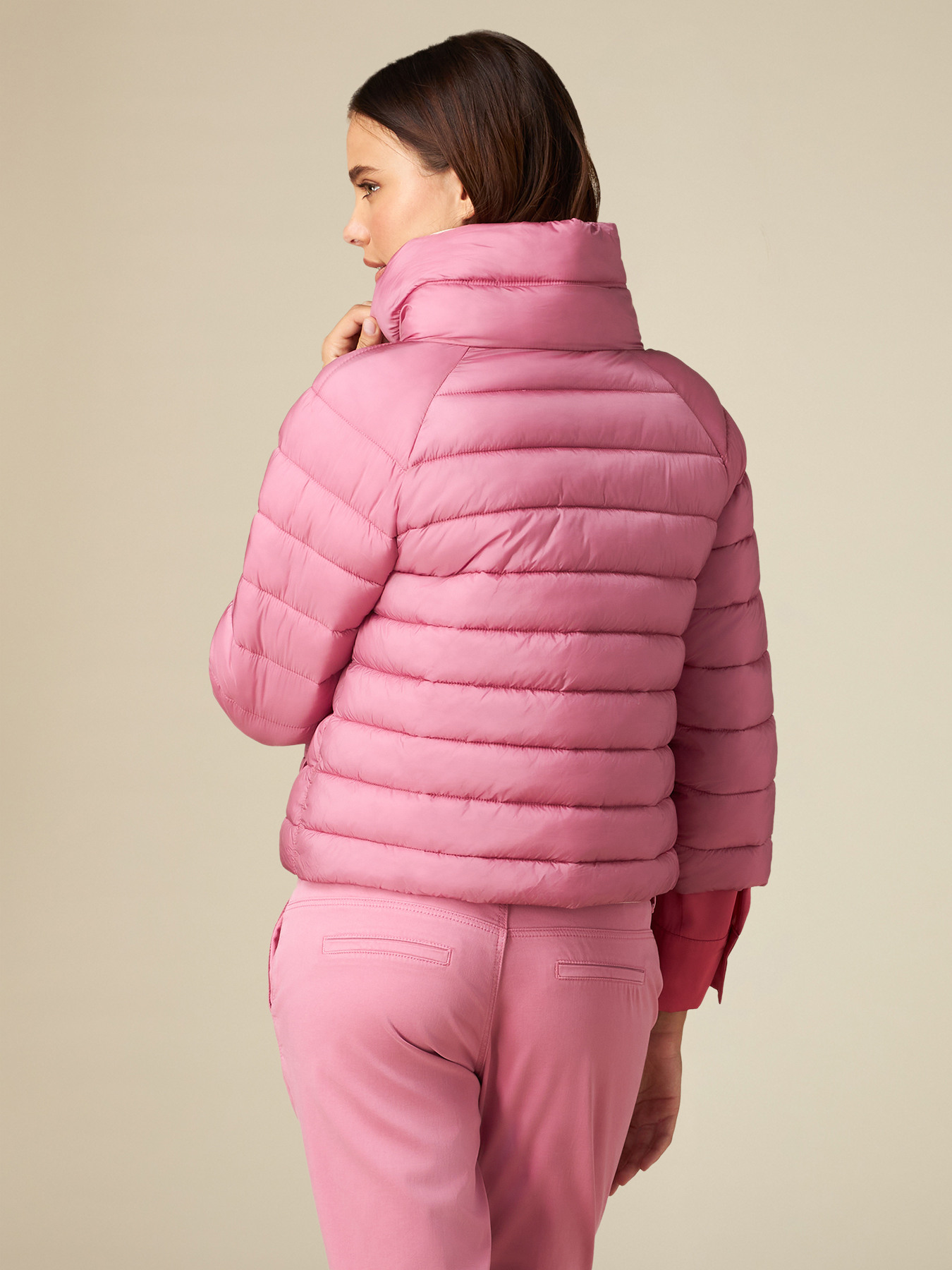 Lightweight boxy down jacket image number 1