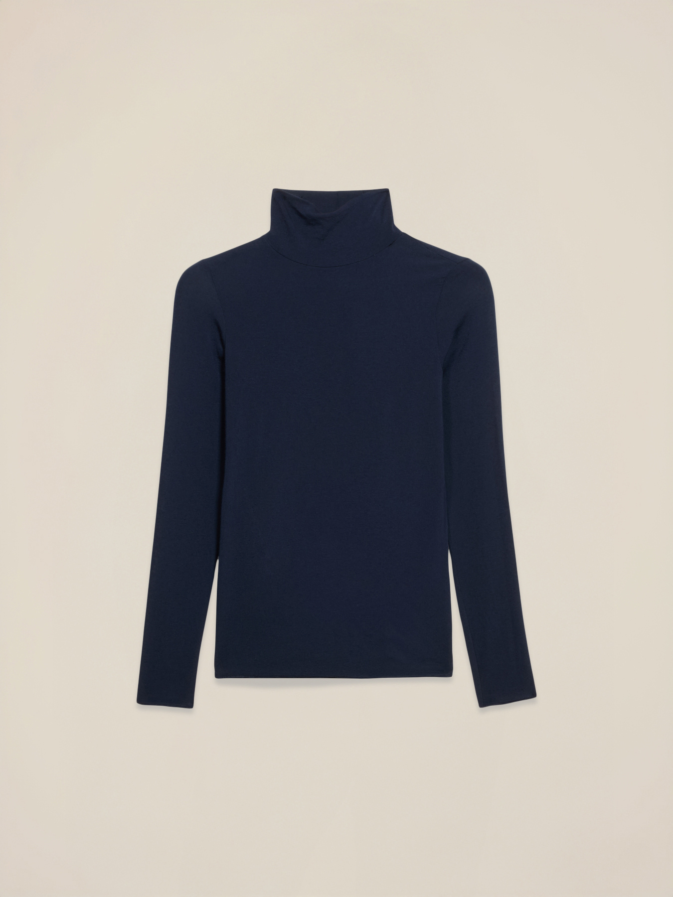 Modal blend turtleneck t-shirt image number 3