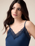 Top lingerie in raso e pizzo image number 2