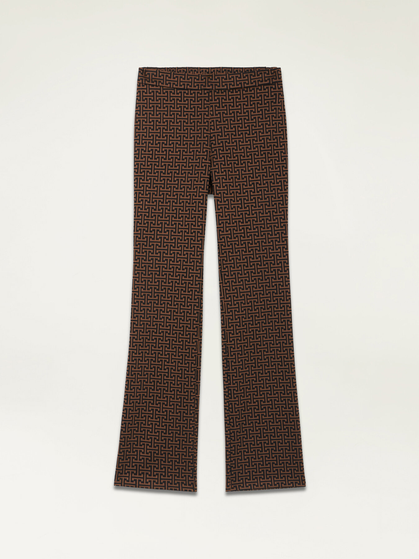 Pantaloni din jerseu jacard image number 4