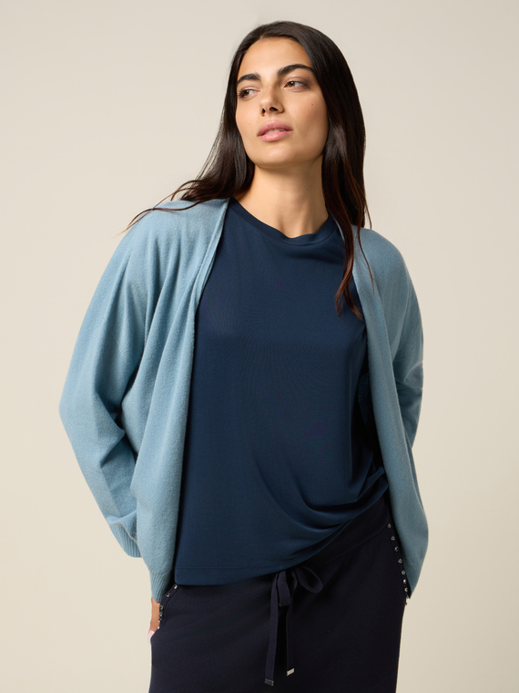 Cardigan en m&eacute;lange de viscose