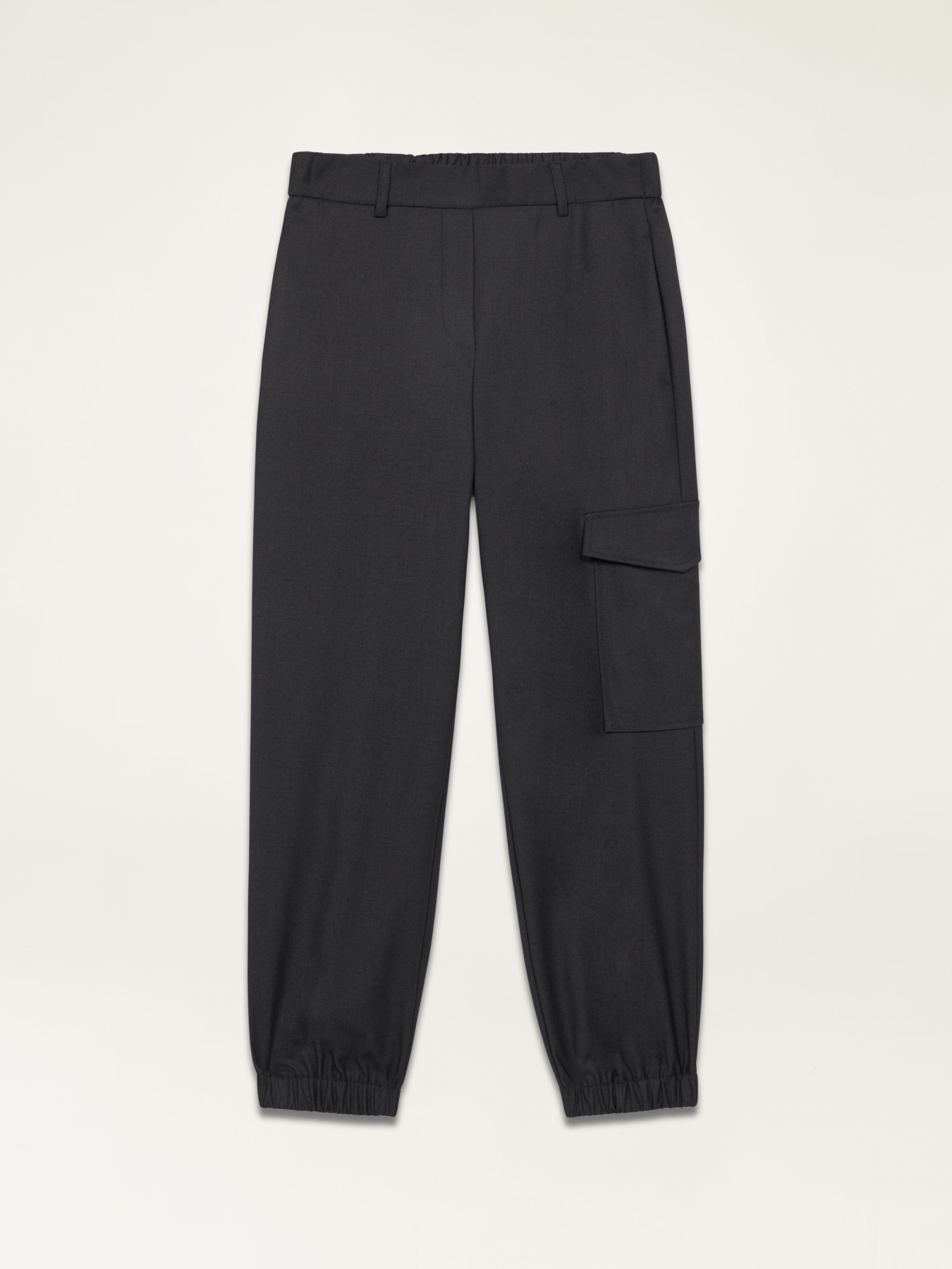 Flannel cargo joggers image number 4