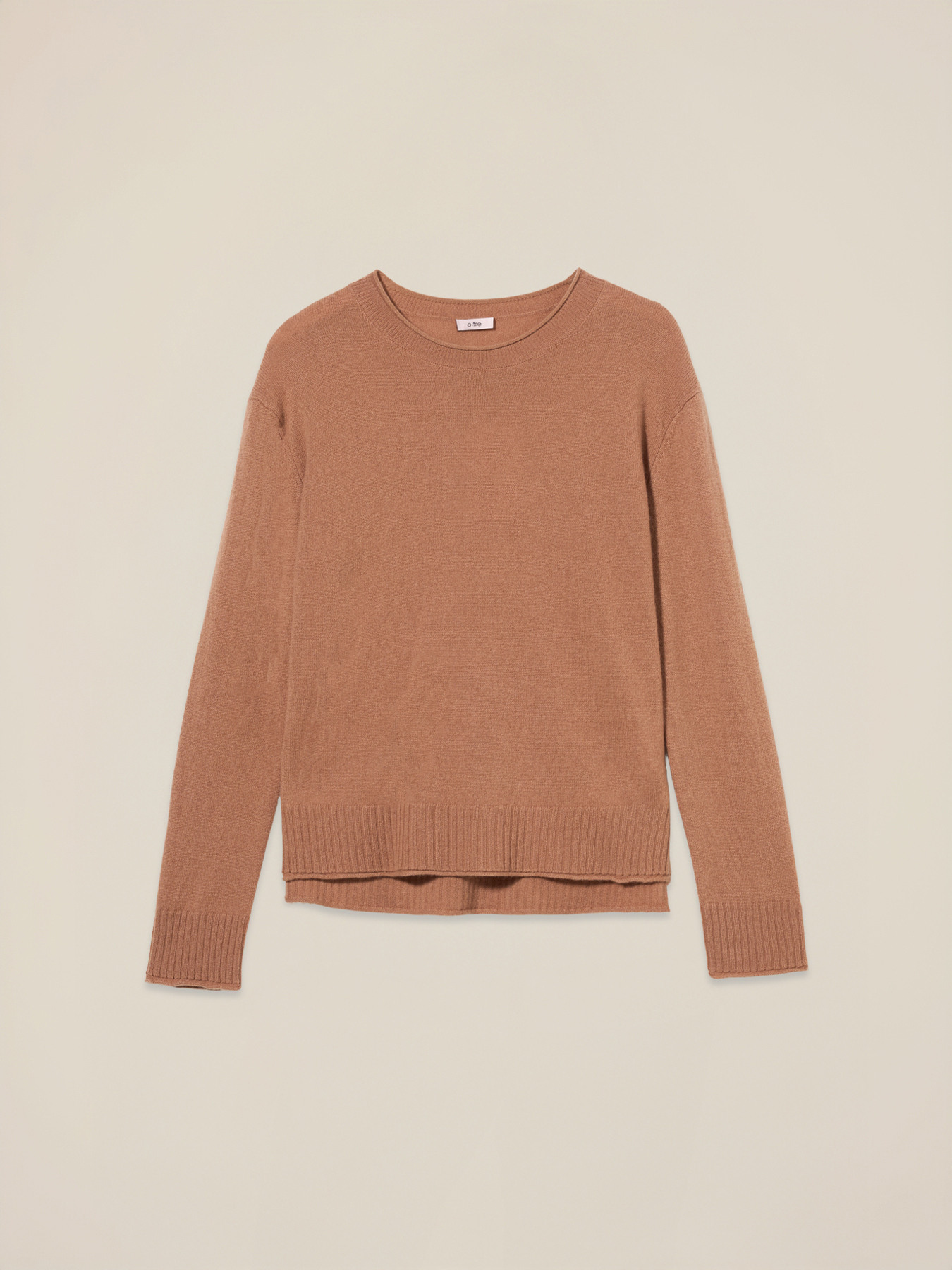 Maglia girocollo in puro cashmere image number 3