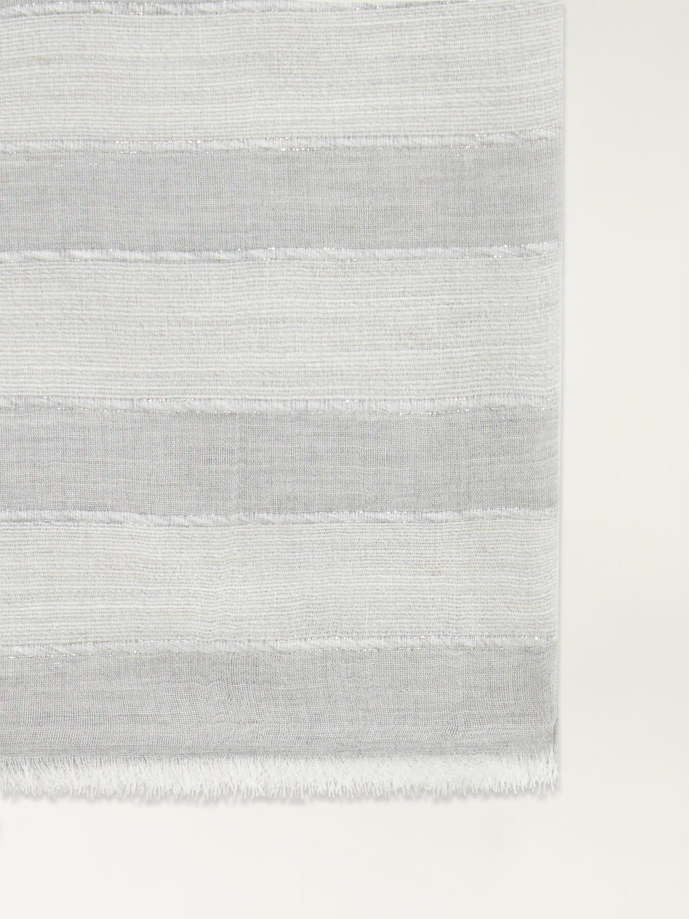 Nuanced striped knit stole image number 2