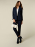 Regular pants in cr&ecirc;pe fabric image number 0