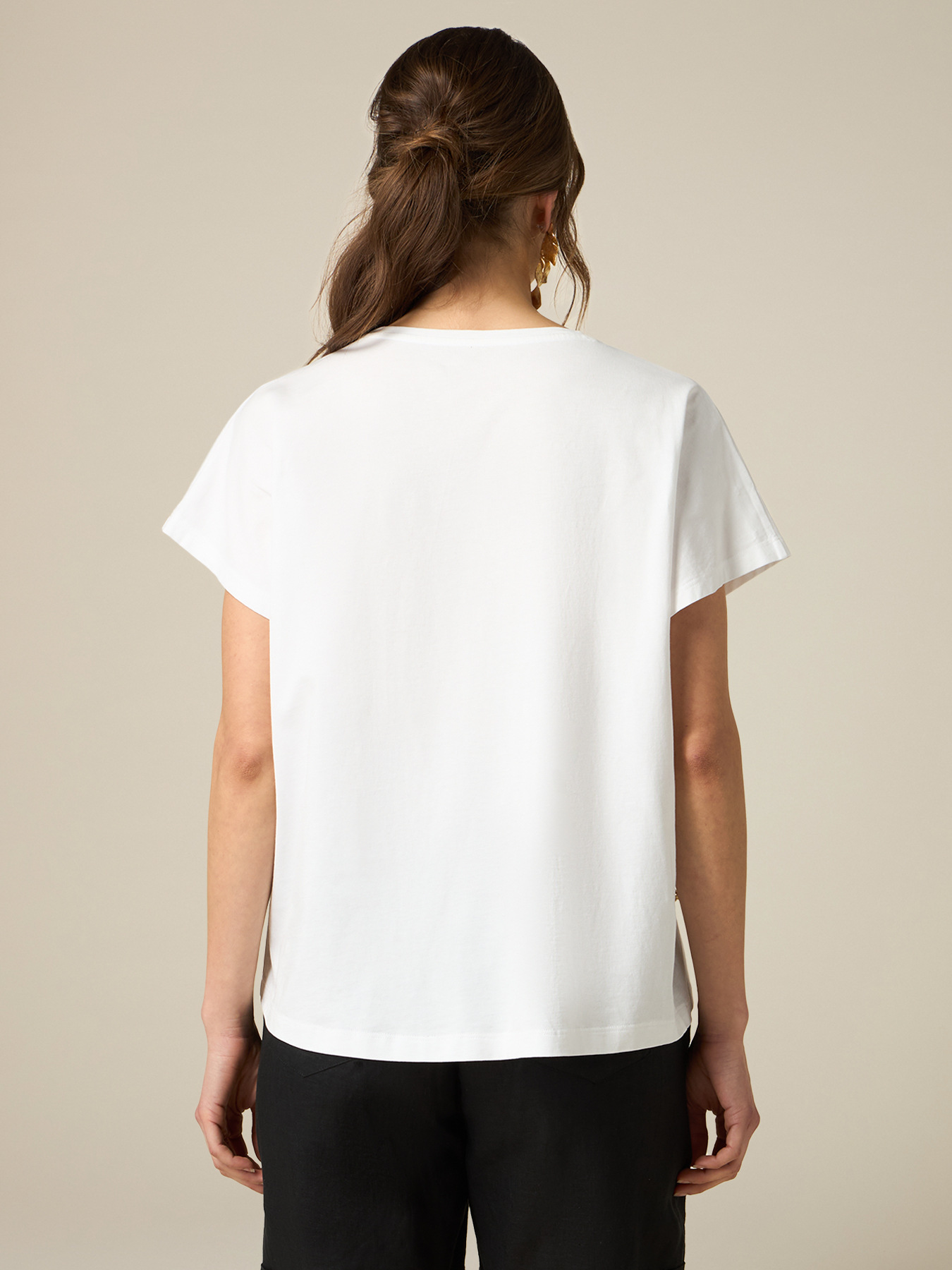 Tricou boxy cu pandative image number 1