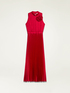 Langes Kleid mit Blumenanstecker image number 4