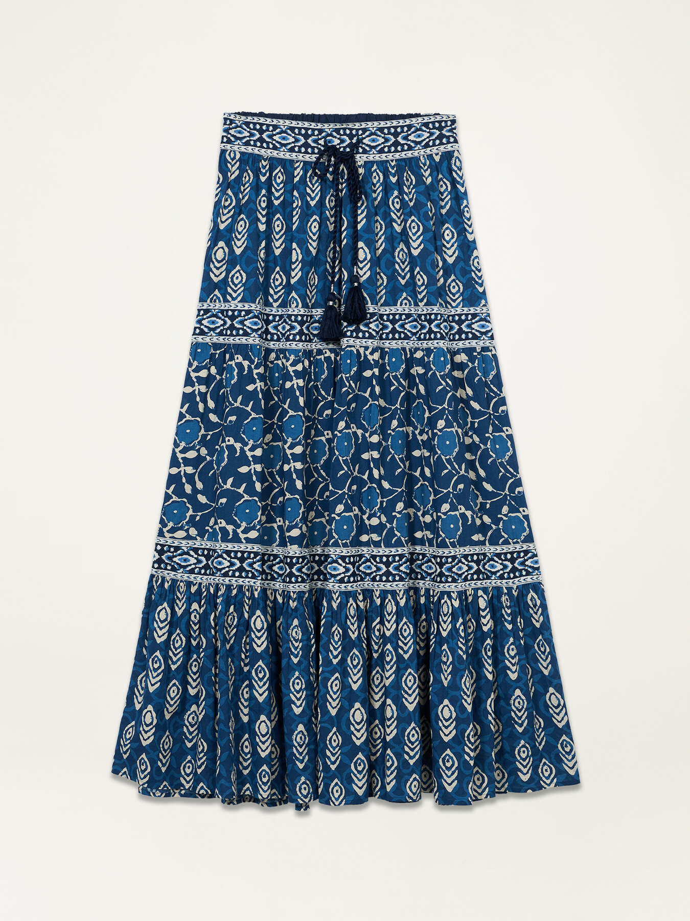 Gonna lunga fantasia ikat image number 4