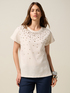 Tricou cu broderie cu pietre image number 0