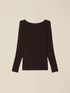 Cotton and cashmere blend T-shirt image number 3