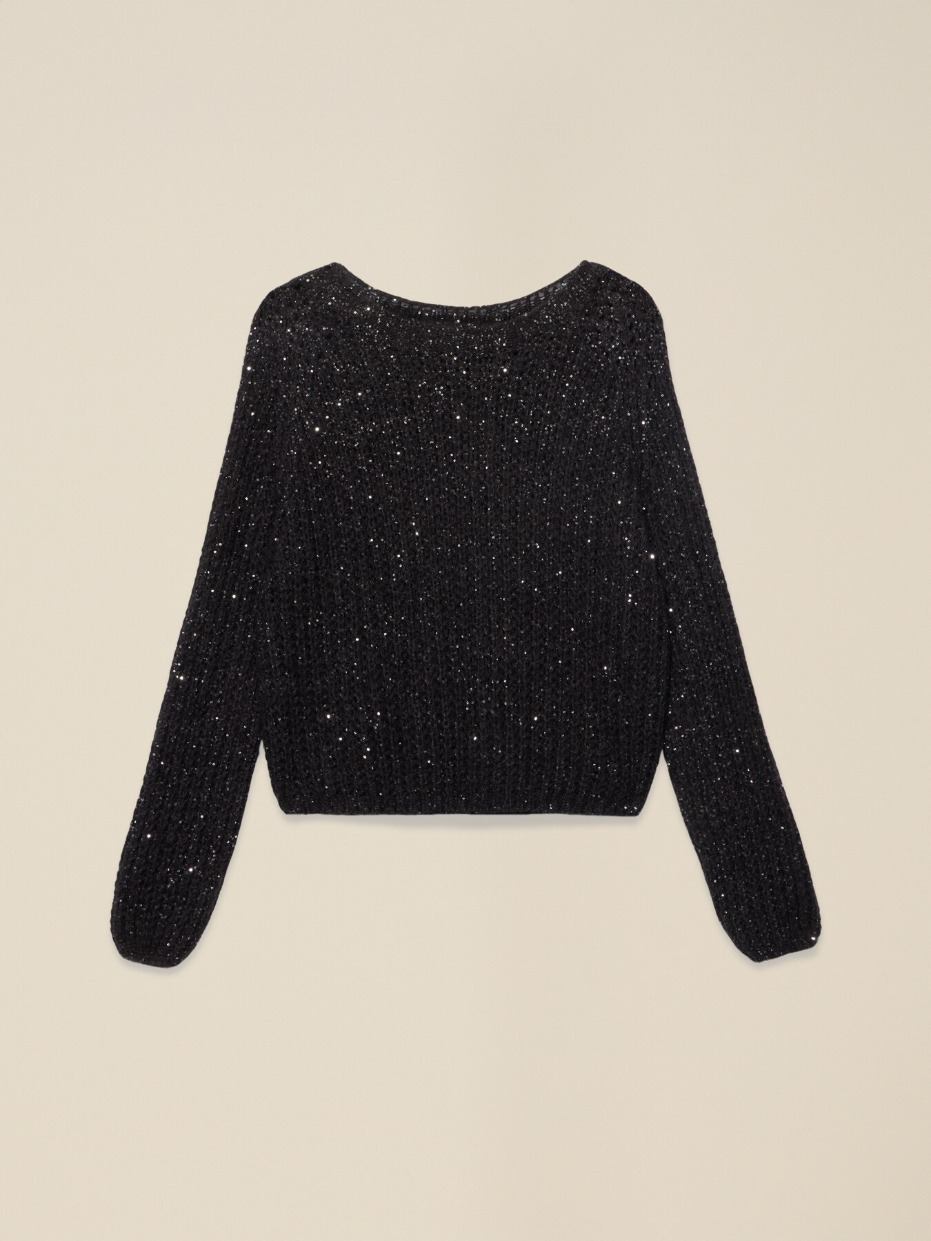 Maille mohair m&eacute;lang&eacute; avec paillettes image number 3