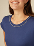 T-shirt con applicazioni gioiello image number 2
